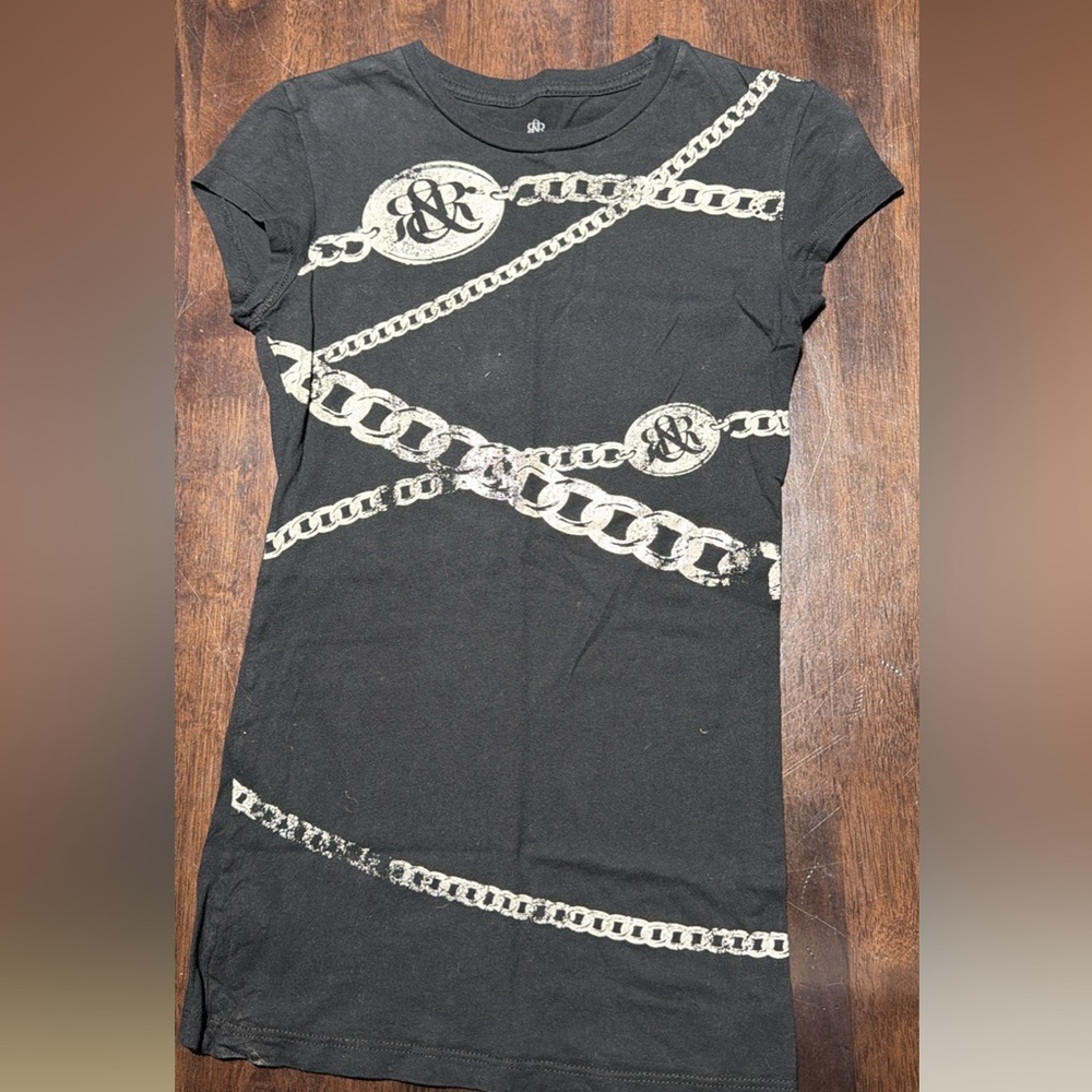 Rock & Republic Charcoal Tee with Graphic
